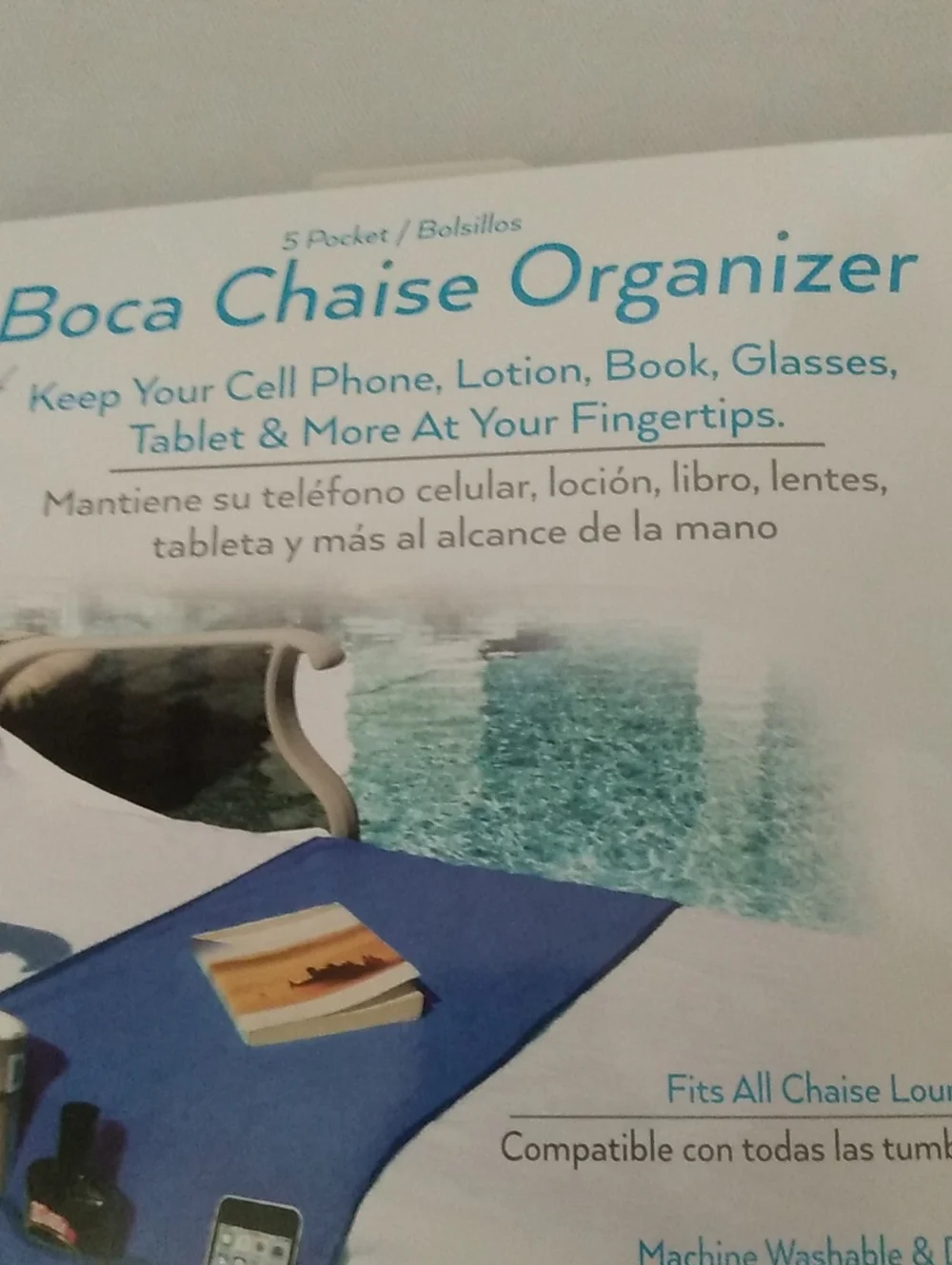 Boca Chaise Organizer - Blue